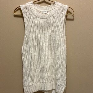 Abercrombie & Fitch Cream Knit Tank Top